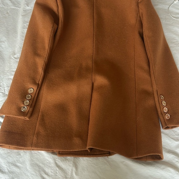 Brown double- breasted blazer - Picture 4 of 5